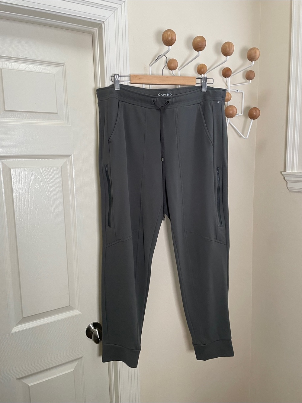 Cambio - Classic Jogger Athletic Pants Green - 14